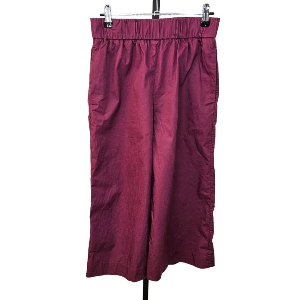 COS Womens Wide Leg  Crop Pants Size 2 Cotton